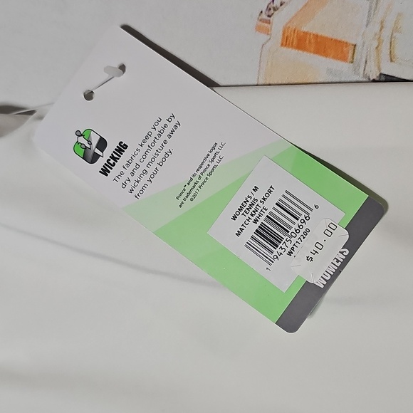 Prince White Mini Tennis Skort Size Medium‎ NWT - Picture 3 of 10